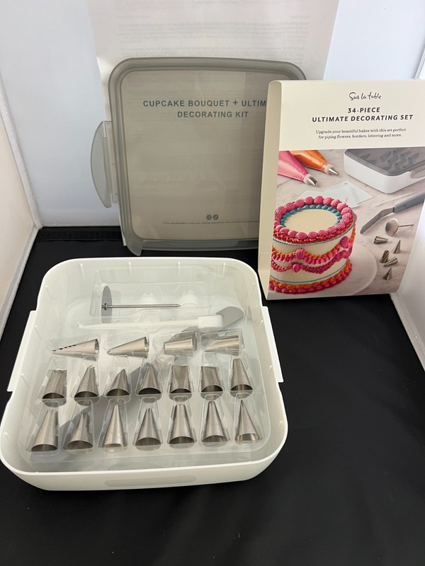 Sur la table 34 piece ultimate decorating set for cakes, cupcakes & cookies gallery