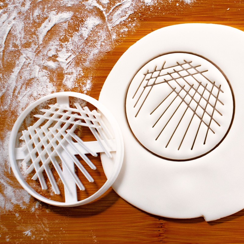 Quadrant Streak Petri Dish Cookie Cutter - cell culture laboratory microbiology