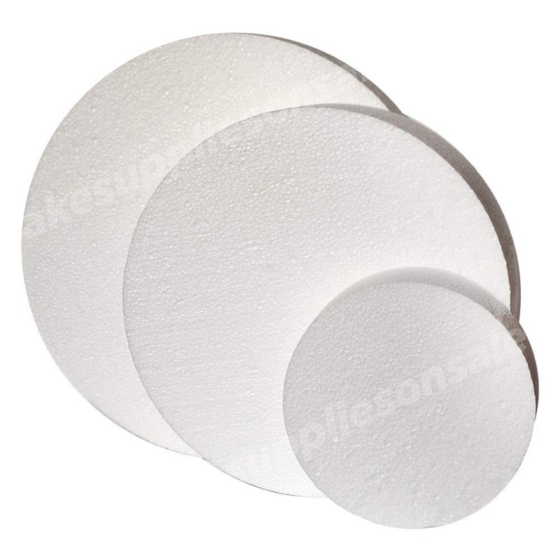 6 Inch Round Foam Cake Dummy 3 Inch High Polystyrene Display Model Cake Set gallery