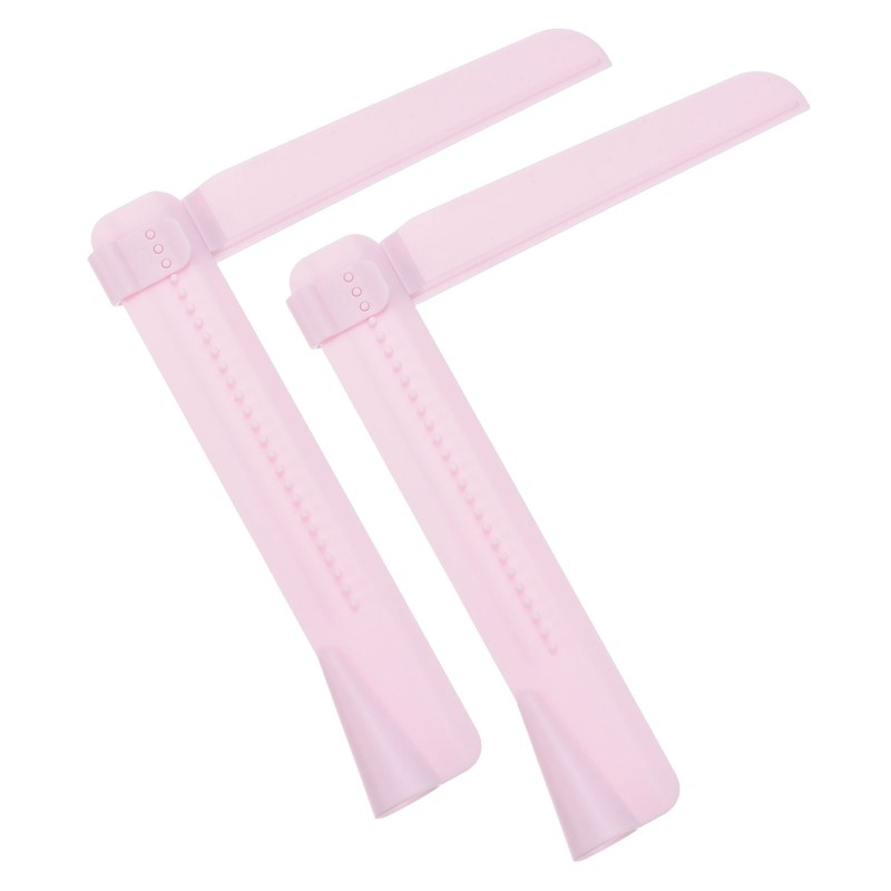 2 Pcs Adjustable Cake Scraper, Adjustable Cake Smoother Fondant Tools, Pink