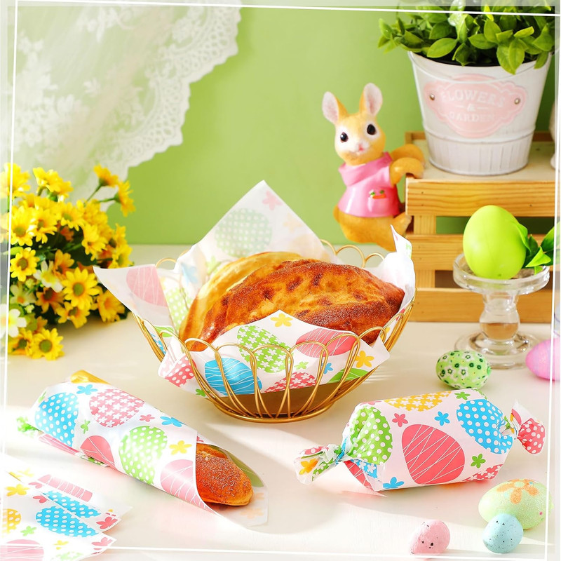 Easter Wax Paper Sheets for Food Wrapping - 100 Count, 11.4 x 11 Inches gallery