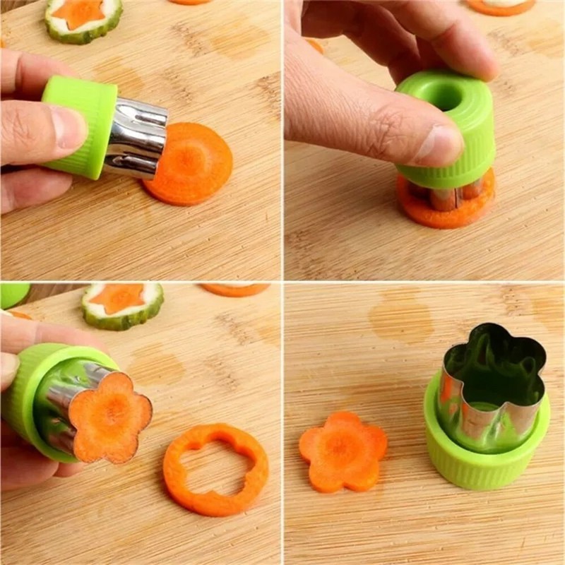 8pcs Stainless Steel Vegetable Fruit Cutter Mold Flowers Cartoon Cake Biscuit gallery