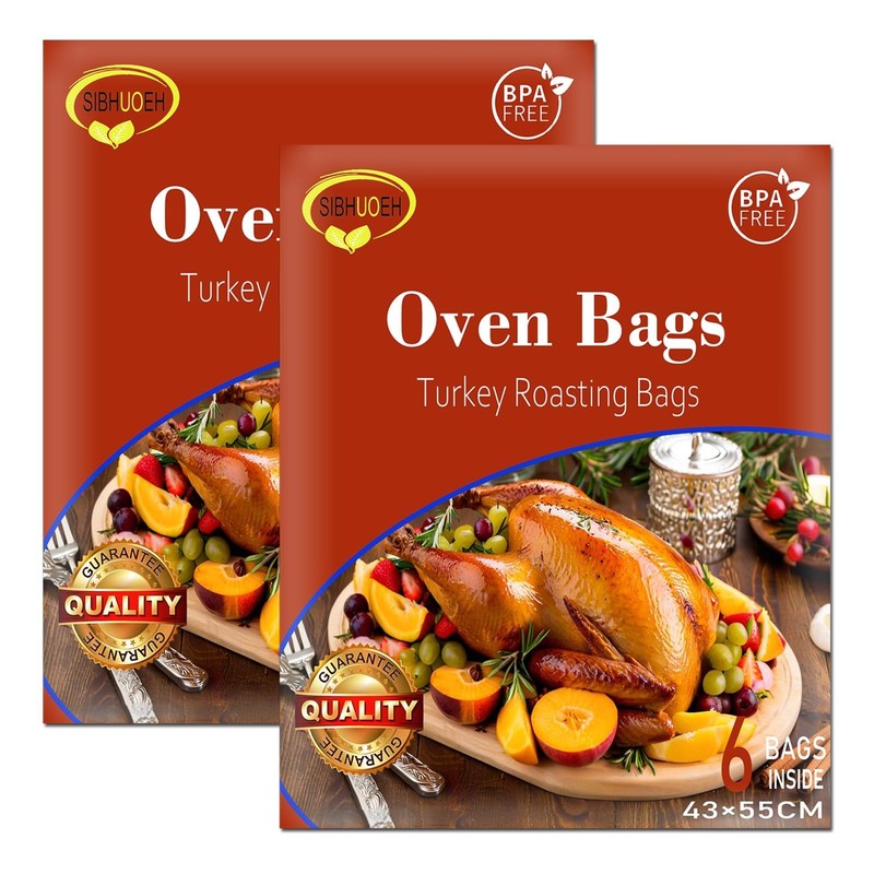 Turkey Oven Bags,Large Size 17’’ x 22’’, Oven Bags for R
