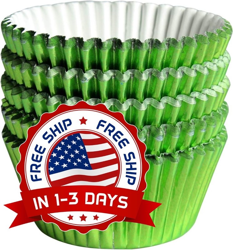 100 Moldes De Papel Para Cupcakes, Envoltorios Para Hornear, Forros Pasteles US.