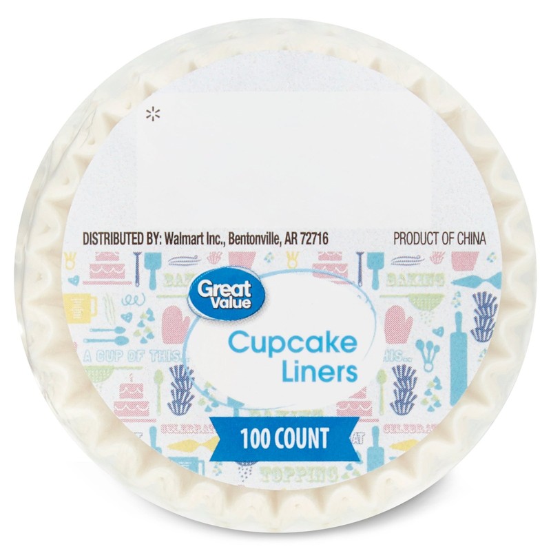 NEW PRODUCT EXPLOSION (12 pack) Great Value Mini Cupcake Liners, White,100 Count gallery