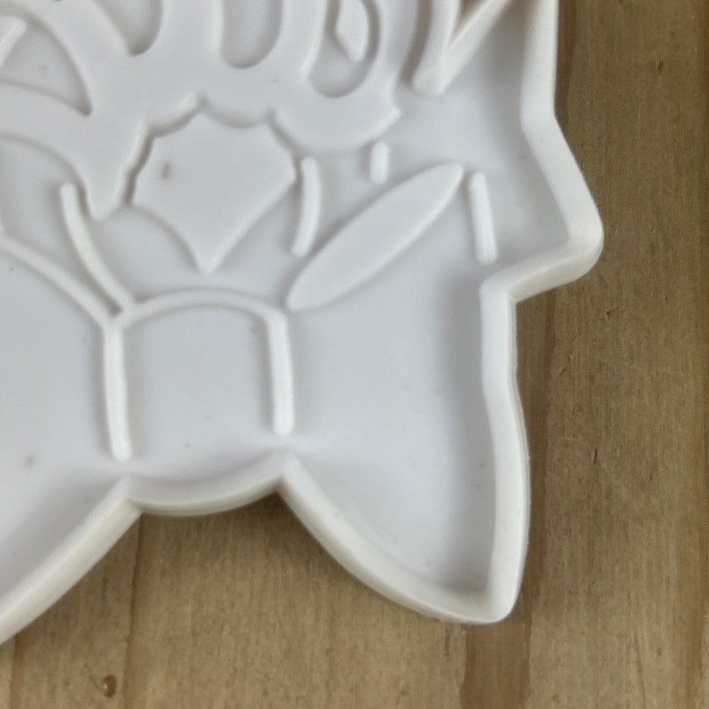 Golden Rings Cookie Cutter 3” White With Handle 12 Days Of Christmas gallery
