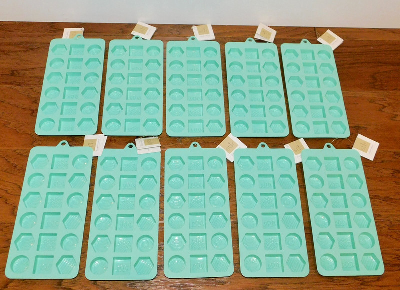 LOT of 10 Pcs STIR Truffles Silicone Candy Mold Chocolate 16 Cavities Baking NEW