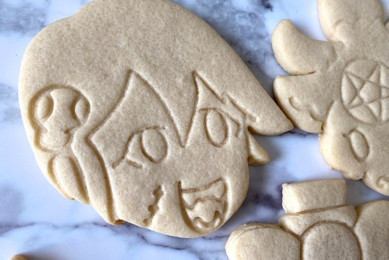 Kawaii Goth Cookie Cutters - Plague Doctor Mask, Zombie Girl, Planchette, gallery