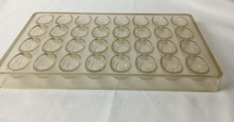 Vintage Polycarbonate Chocolate Mold 24 Hard Plastic Candy Mold gallery
