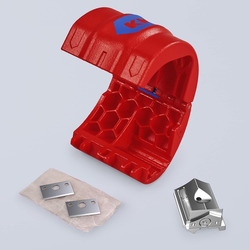 KNIPEX Tools BiX Pipe Cutter 3/4" to 2" Plastic Pipes, No Shavings gallery