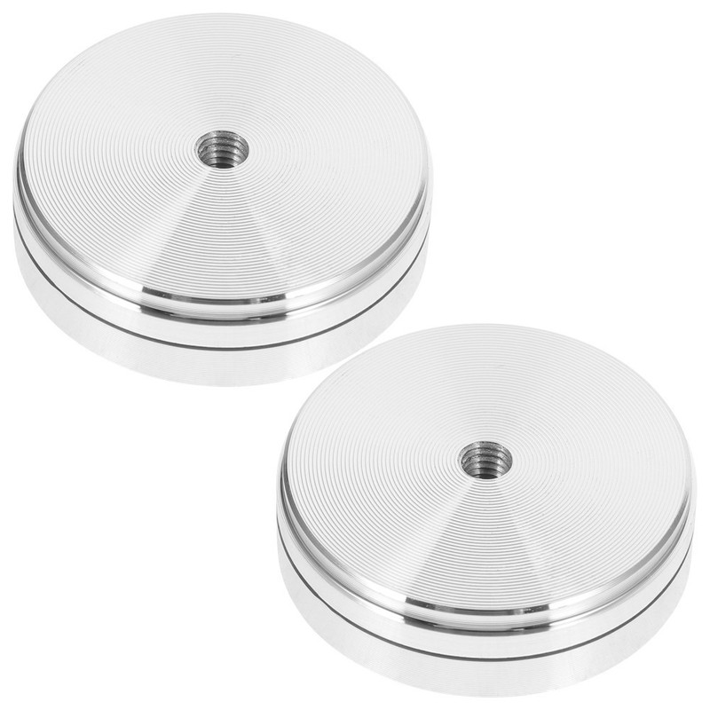 2 Pcs Swivel Dining Table Base Cake Turntable Bearing Bearings Spinner Stand gallery