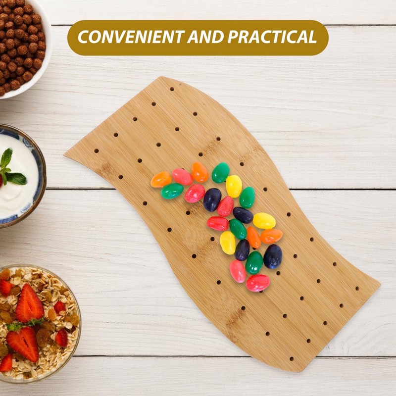 Multipurpose Wooden Snack Rack Display Stand for Candy and Fruit Presentation gallery