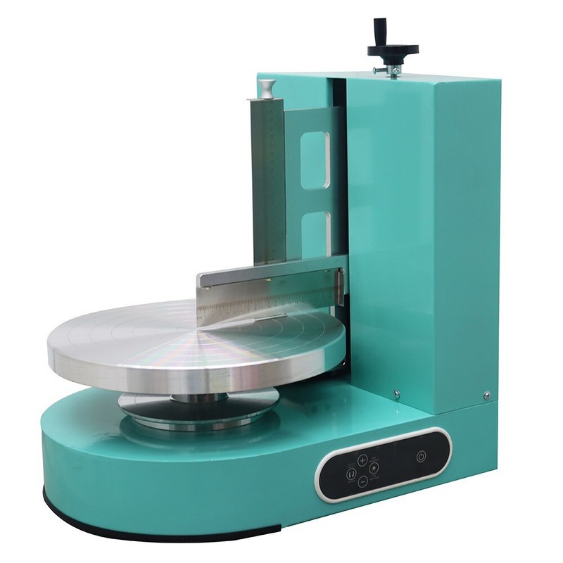 110V Electric Cake Cream Spreading Coating Smearing Machine 4-12" Green Color gallery