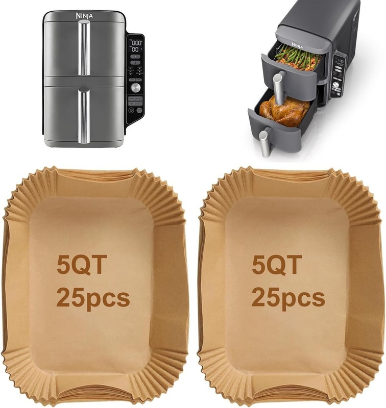 Air Fryer Liners for DoubleSta SL401 8-10QT: Disposable Paper gallery