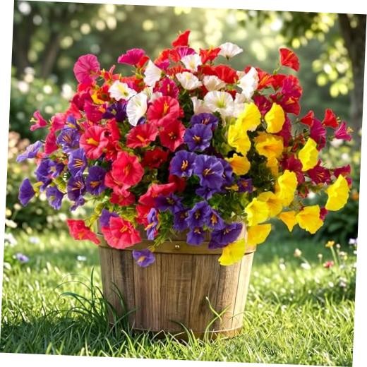 12 Multi-colour(2 Purple, 2 Red, 2 Fuchsia, 2 Hot Pink, 2 White, 2 Yellow)