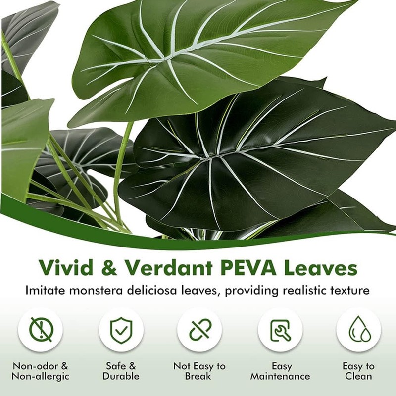 Kirifly Fake Plants 40 Artificial Anthurium Tree Plant Indoor 18 Trunks Faux gallery