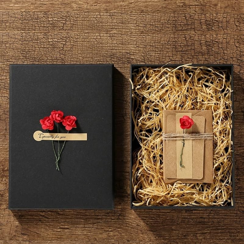144 Pcs Artificial Mini Fake Rose Flower, Handmade Small Paper Flowers for gallery
