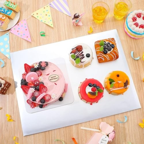 Jingmore 12 Pcs Half Sheet Rectangle Cake Drum Board 14 x 19 Inch White gallery