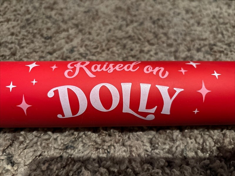 Dolly Parton Christmas Rolling Pin Baking Cookies NWT gallery