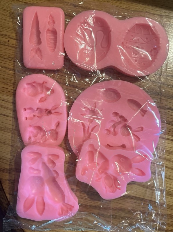 Easter Rabbit Silicone Fondant Mold Bunny Ears Chocolate Molds Cake Decor LoT
