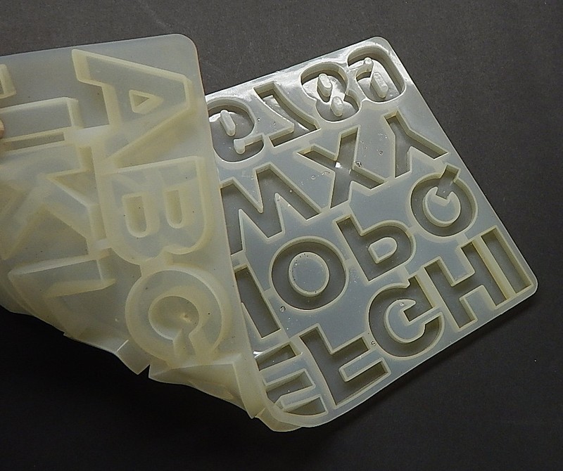 Stylish Silicone Letter & Number Fondant Molds - FREE SHIPPING! gallery