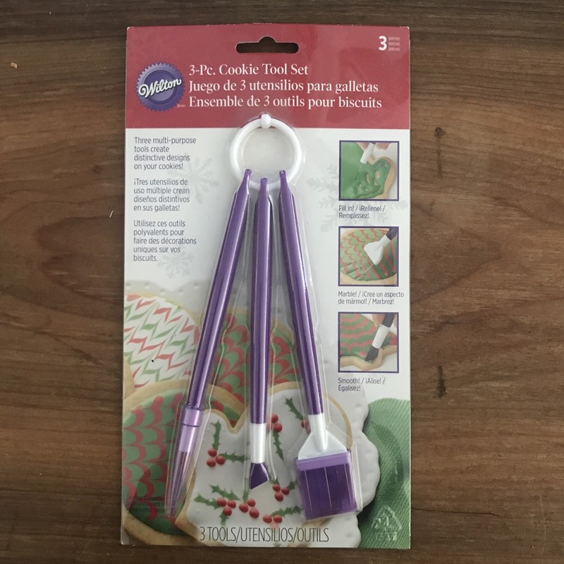 Wilton Cookie Decorating Supplies Tool Set, 3-Piece