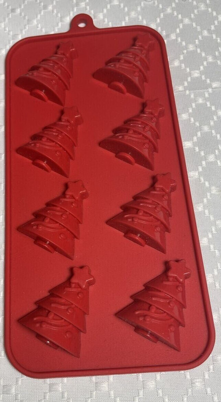 YOUR CHOICE Silicone Candy Mold Chocolate Treat Parties Christmas trees snowmen gallery