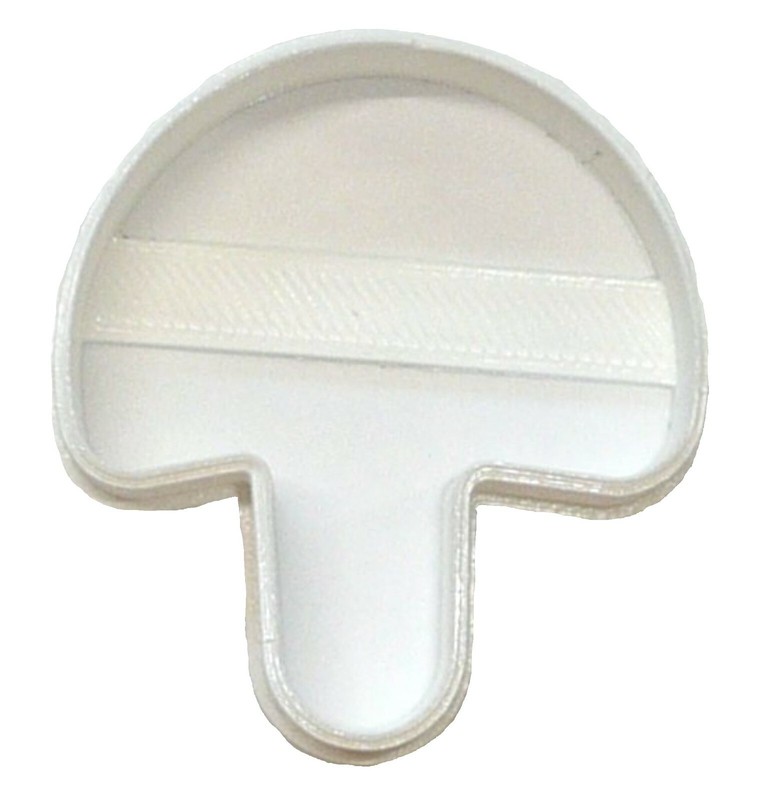 MUSHROOM OUTLINE VEGETABLE EDIBLE FUNGUS COOKIE CUTTER USA PR4357