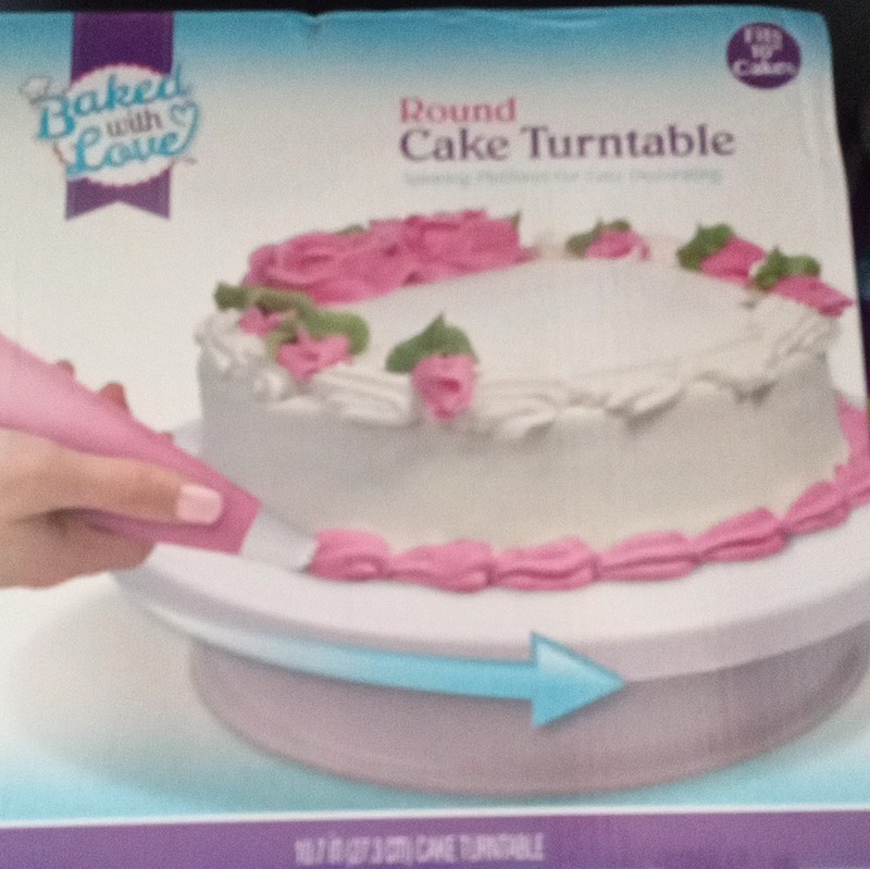 New Round Cake Turntable 10” Decorating Stand Spinning Platform New