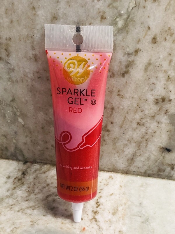 Wilton-Sparkle Red Gel-For Writing/Accents:2pz/56gm-ShipN24Hours
