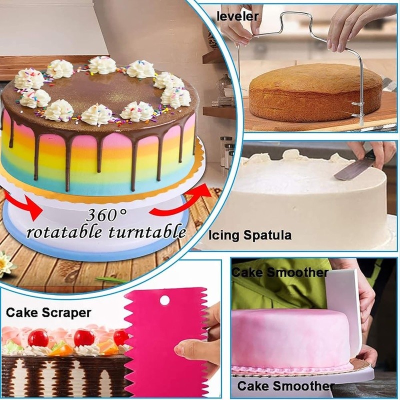 567 PCS Cake Decorating Set Professional Baking Tools Cake Lovers Party Supplies gallery