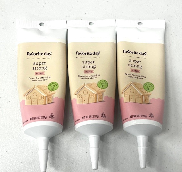 Favorite Day super strong icing tubes 3- 8 oz.
