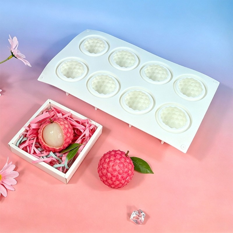 Multi Cavity Lychee Mousse Cake Molds For Baking And Freezing Treats Dessert gallery
