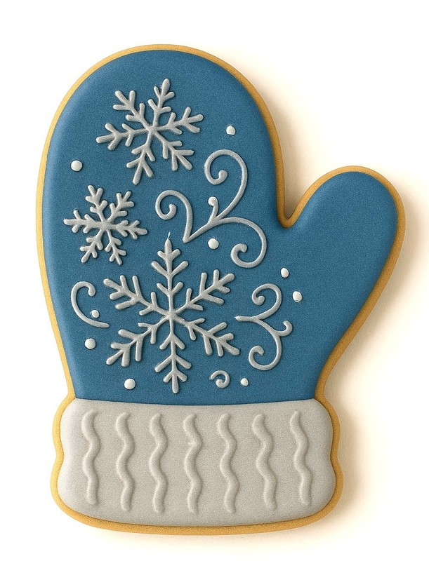 5'' Mitten Christmas Cookie Cutter Metal gallery
