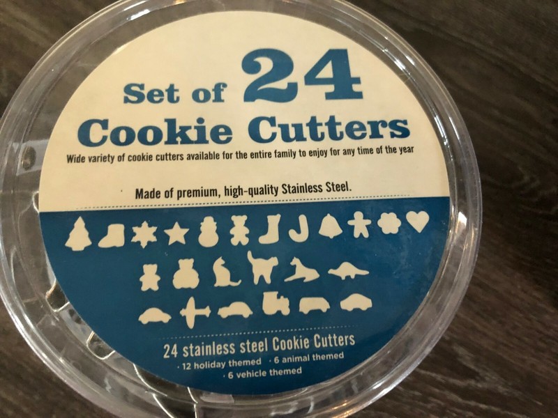Cookie Cutters – Stainless Steel Cookie Cutters Set of 24, animals, vehicles,