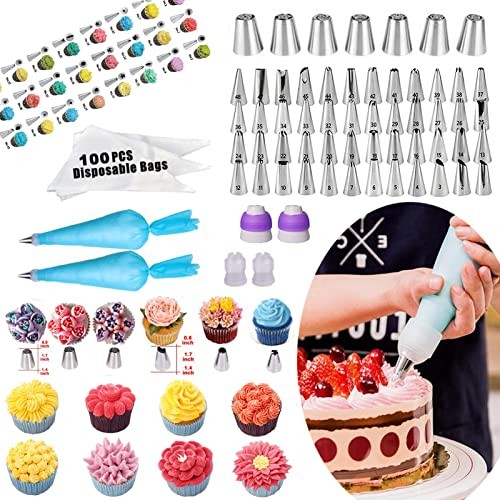 Cake Decorating Kits 567 PCS Baking Set with Springform Pans Set, Rotating gallery