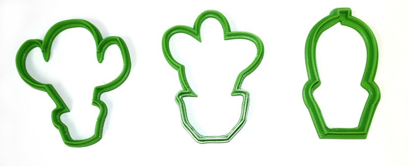 3 CACTI CACTUS DESERT LANDSCAPING DROUGHT TOLERANT PLANT COOKIE CUTTER PR1016 gallery