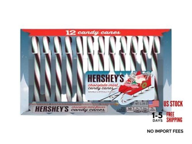 Candy Canes - Chocolate Mint - 12 Count