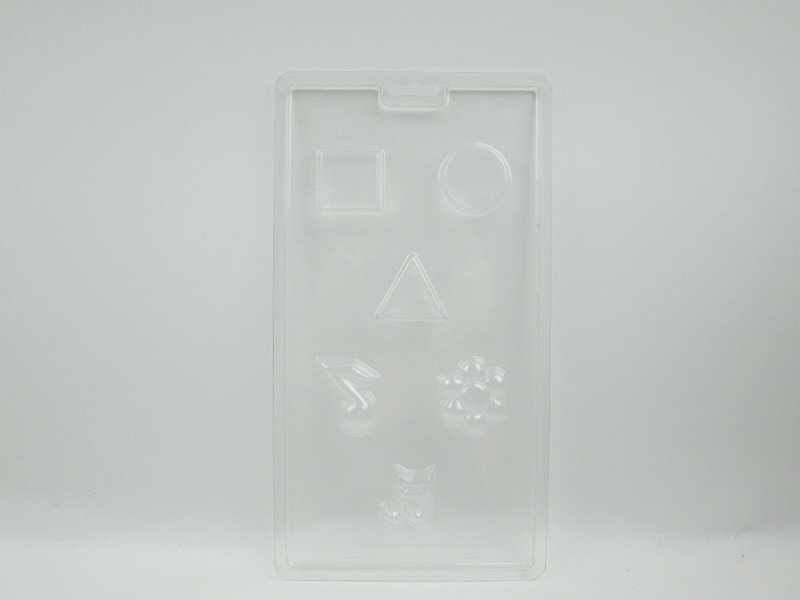 Wilton Candy Mold Assorted Shapes 6 Designs Clear Plastic 2104-1199C Chocolate