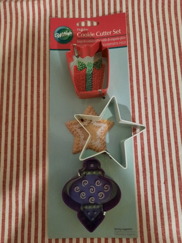 Wilton Christmas Cookie Cutter Sets, Two 3-Piece, OneTrio Cutter, Christmas!! gallery