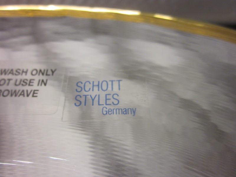 Schott Styles Footed Glass Round 12" Cake Stand - Made in Germany gallery