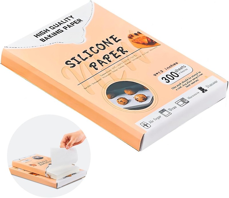 Parchment Sheet 300Pcs,Parchment Paper Sheets 9x13In Non-Sti Baking