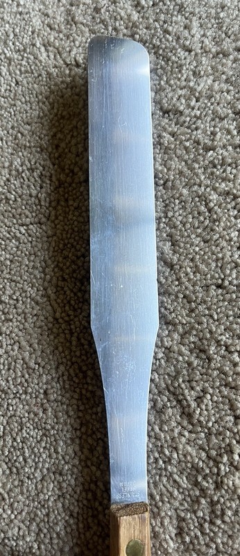 HIC JAPAN Stainless Steel Icing Spatula Knife Spreader Wood Handle Japan gallery