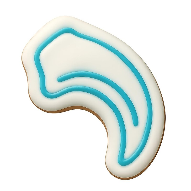 Carnotaurus Claw Fossil Cookie Cutter & Stamp, Fondant & Clay - 4x2.3 gallery