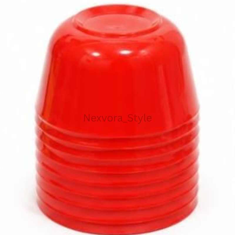 12PCS Plastic Pudding Mould Jelly Dessert Cups Red Reusable Baking Mold 4.5cm gallery