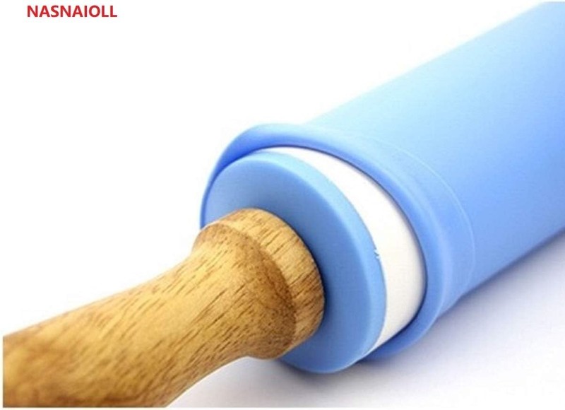 Non-Stick Silicone Rolling Pin 15.15in - Dishwasher Safe Baking Essential gallery