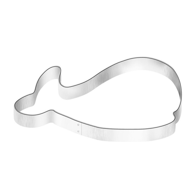 Whale 3.5” Cookie Cutter Metal