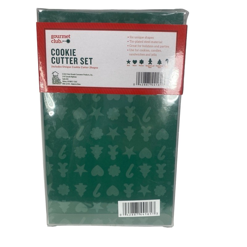 Holiday Cookie Cutters 6 Pack Gourmet Club Holiday Shapes Christmas gallery