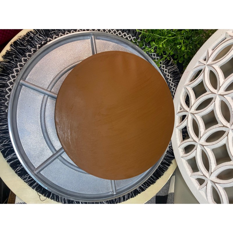 Professional Aluminum Revolving Cake Decorating Stand 12 inch Rotating Turntable gallery