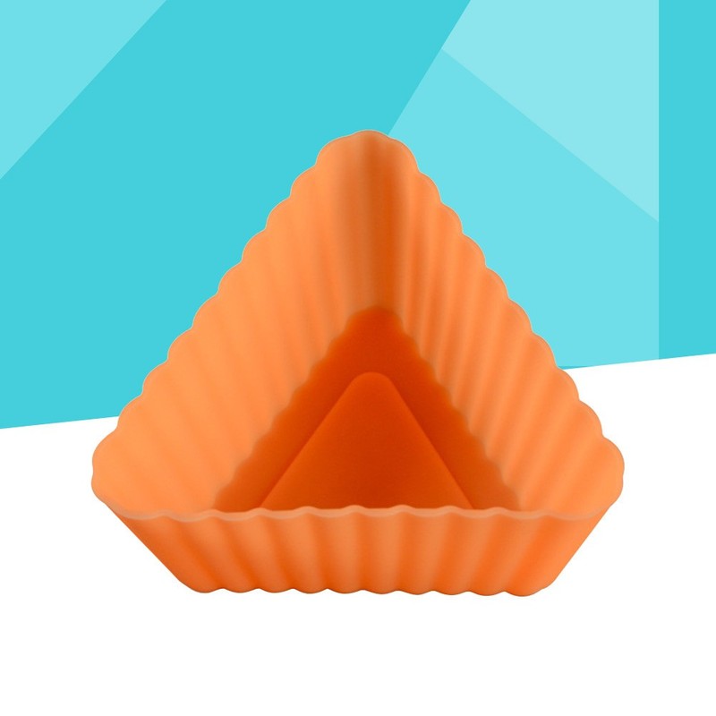 Orange Silicone Cake Baking Mold Flexible Non Stick Fondant Mold for Oven Use